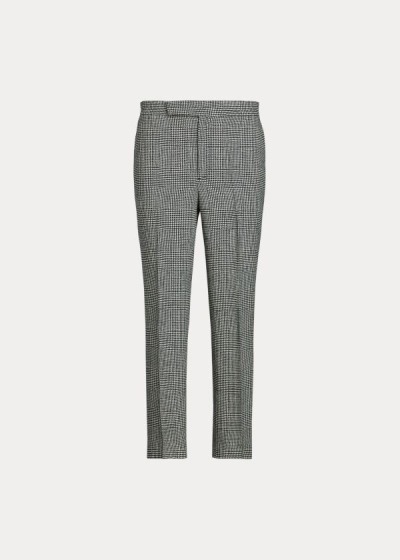 Women's Polo Ralph Lauren Glen Plaid Linen Pants | 604158UMJ